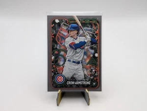 2024 Topps Holiday PETE CROW-ARMSTRONG #H136 Rookie Silver Glitter RC - Picture 1 of 2
