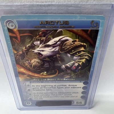 Chaotic Card : Max E Arctus Heptadd's Squire Fire And Stone Super Rare Creature  - Image 1 of 4
