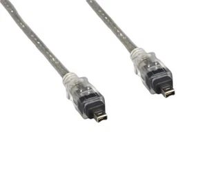 Cable FireWire IEEE 1394 de 1,5 M, cable de 4 pines a 4 pines macho a macho, FireWire 400 DV - Imagen 1 de 4