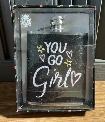 FRASCO DE CADERA WILD EYE DESIGN You Go Girl acero inoxidable 7 onzas Foto 1 de 4