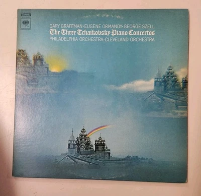 Gary Graffman - Three Tchaikovsky Piano Concertos Vinyl 2LPS Playtested MG-30838 - Image 1 of 4