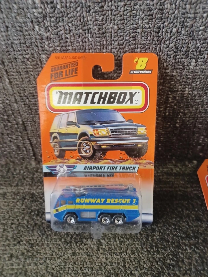 1998 Matchbox Airport Fire Truck #8 Diecast Car - Image 1 of 1