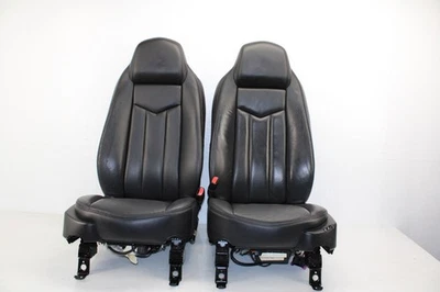 Juego de asientos de cuero negro Cadillac XLR 2004-2005 OEM NI102 Foto 1 de 4