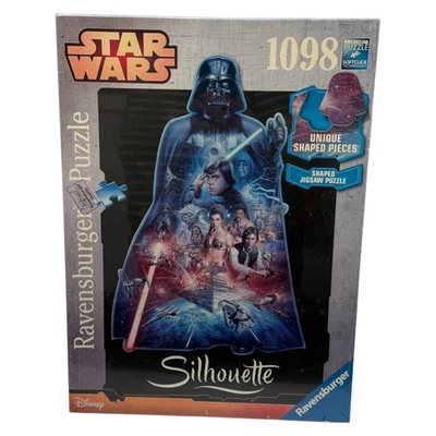 Ravensburger Star Wars Jigsaw Puzzle Darth Vader Shaped 1068 Pieces New 2015 - Image 1 of 4