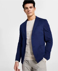 Blazer Abrigo Deportivo Nuevo con Etiquetas Bar III Calce Ajustado Elastizado Azul Marino Ligero Talla 38R - Imagen 1 de 2