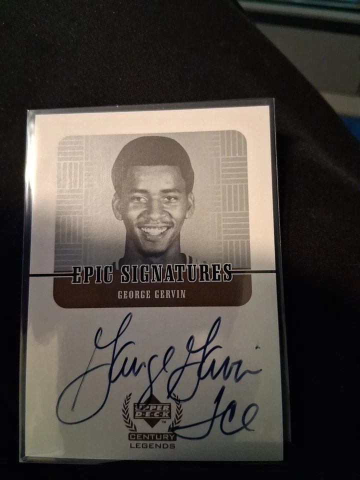 1998-99 Upper Deck Century Legends - Epic Signatures George Gervin #GG (AU) Foto 1 de 2
