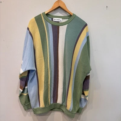 Vintage St. Croix Shop Pullover Striped Sweater Multicolor Men’s Size Medium - Image 1 of 4