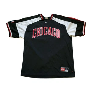 Vintage 90s Era Nike Chicago Bulls Warmup Shirt Good Condition Read Description - Bild 1 von 10