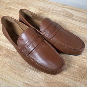 Coach Men's Mott Penny Leather Loafer Brown FG1089 Men’s U.S. 11D - Picture 1 of 9