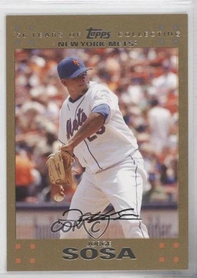 2007 Topps Update Gold /2007 Jorge Sosa #UH104 - Image 1 of 2