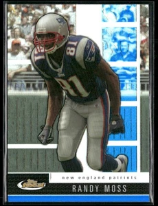 2008 Finest #55 Randy Moss Blue Refractors/Xfractors - Picture 1 of 2