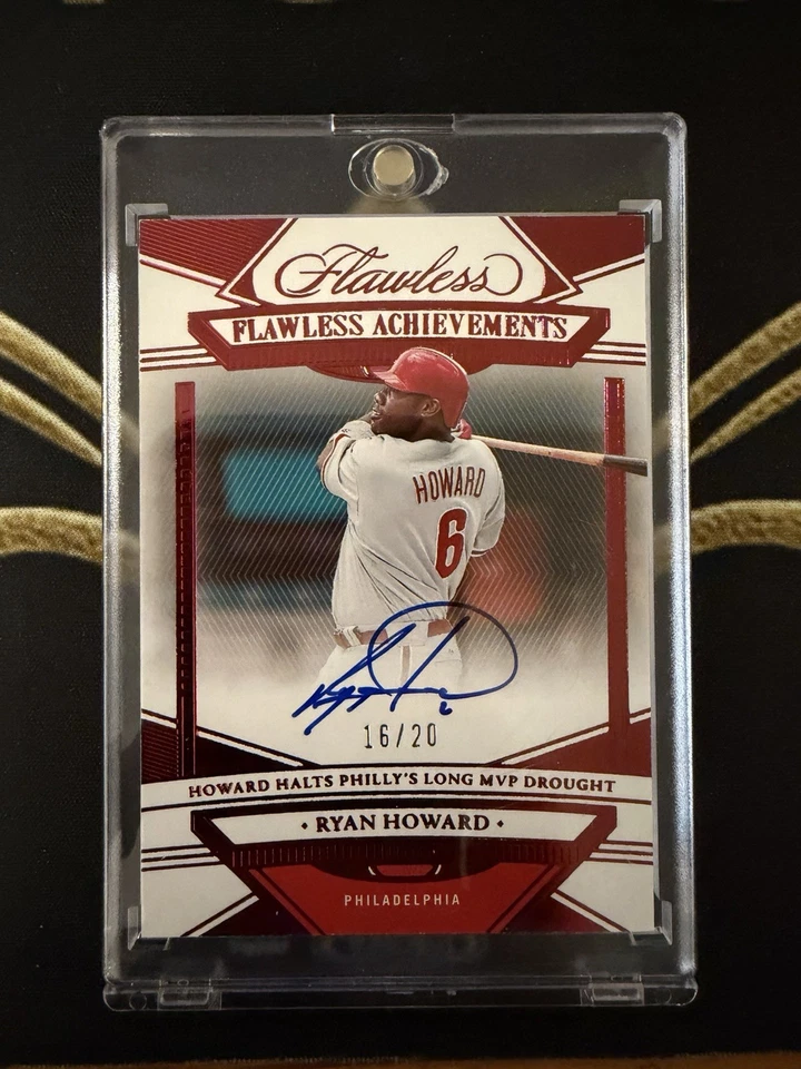 Panini Flawless 2023 - Shadow Signatures Ryan Howard #SS-RH Ruby/20 (AU) Foto 1 de 2
