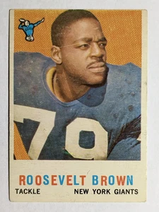 1959 Topps #114 Roosevelt Brown (VGEX) - Bild 1 von 2