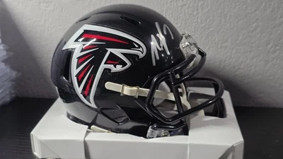 Michael Vick Signed Speed Mini Helmet Atlanta Falcons Beckett  - Image 1 of 3