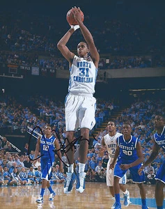 North Carolina #31 JOHN HENSON Signed Autographed 8x10 Basketball Photo COA! - Picture 1 of 1
