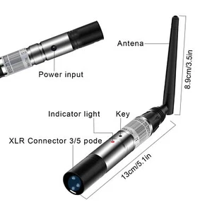 2.4G Transmitter Kabellos Funk DMX512 Sender für Bühnenlicht Lichteffekte Show - Bild 1 von 8