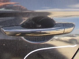 Used Rear Left Exterior Door Handle fits: 2017 Hyundai Elantra assembly Sedan re - Изображение 1 из 4