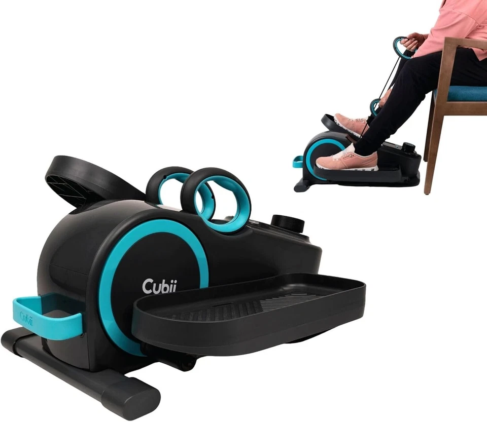 CUBII TOTAL BODY PLUS UNDER DESK SEATED ELLIPTICAL PEDAL EXERCISER W/ UPPER BODY - Image 1 of 4