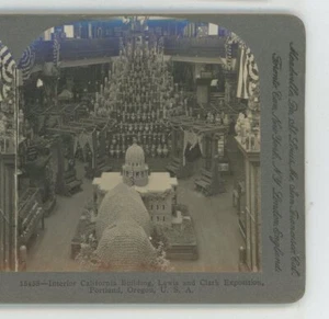 InCalifornia Building Lewis & Clark Portland Oregon OR Keystone Stereoview - Picture 1 of 2