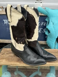 Vintage Code West Pony Hide Women’s Boots Size 6 - Picture 1 of 4
