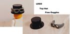 New LEGO Top Hat Goggles Groom Pilot Wedding Fun Tom Petty Rock Star Stevie Nick