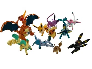 Pokemon Mega Construx Multicharacter Action Figures Mixed Lot Of 10 - Picture 1 of 15