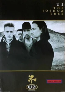 Póster agotado de la portada del álbum de U2 The Joshua Tree 24 x 34 - Imagen 1 de 5