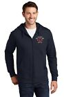 Chicago Fire Dept. Full Zip Hooded Sweatshirt with Cross Axe Embroidered Logo