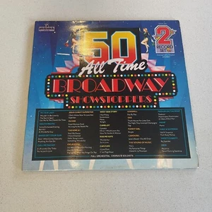 50 All Time Broadway Showstoppers 2 Lp Double Set 50da 301 Vinyl Record Lp vtg - Picture 1 of 20
