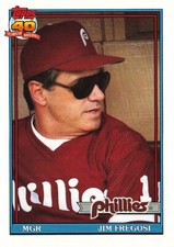 1991 Topps Traded #43T Jim Fregosi Philadelphia Phillies