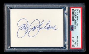 JAY JOHNSTONE SIGNED MINT CUT PSA/DNA AUTOGRAPHED LOS ANGELES DODGERS 1981 WSC - Picture 1 of 1