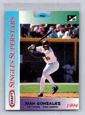 1994 Kraft Singles Superstars #4/30 Juan Gonzalez