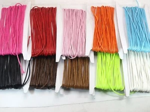 100Meters Korean Waxed Cord Thread 1.5mm Necklace Bracelet String Craft 10 Color - Picture 1 of 11