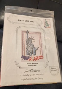 The STATUE OF LIBERTY Counted Cross Stitch Pattern - Picture 1 of 2