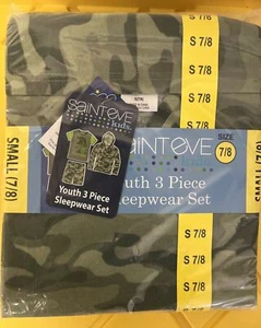 Saint Eve Youth 3 Piece Set Camo A 7/8 NWT - Picture 1 of 3