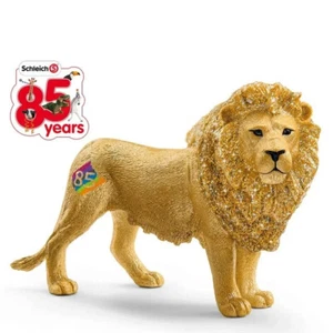 Limited & exclusive Schleich 85th anniversary golden lion - Imagen 1 de 2