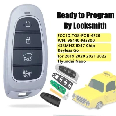 Smart Remote Key Fob for 2019 2020 21 22 Hyundai Nexo TQ8-FOB-4F20 95440-M5300 - Image 1 of 3