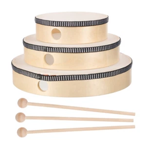 6 Stück 6 Zoll 8 Zoll Kinder Handtrommel Percussion Holzrahmen Drumset Handdrum - Bild 1 von 12