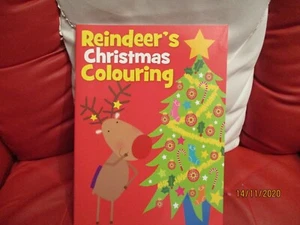 REINDEER'S CHRISTMAS COLOURING BOOK - Picture 1 of 5