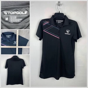 Top Polo de Golf Estampado Gráfico Logo Elastizado Transpirable Negro - Imagen 1 de 5