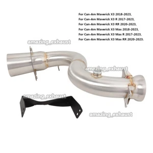 Silenciador de tubo de escape inoxidable antideslizante para Can-Am Maverick X3 Max R RR UTV - Imagen 1 de 10