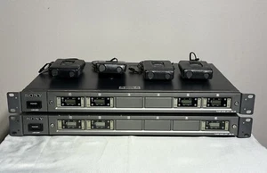 Sony MB-X6 Wireless Microphone Tuner Unit With Wireless Mics- Tested Working - Picture 1 of 7