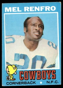 1971 Topps #118 Mel Renfro Dallas Cowboys VG-VGEX - Picture 1 of 2