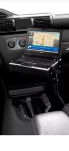 RAM Universal No-Drill Car/Truck Seat Track Mount for Larger Laptops 10"-16" - Picture 1 of 2