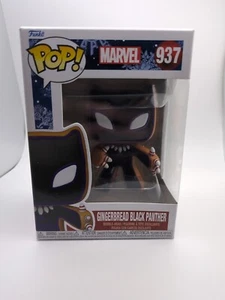 Funko Pop! Vinilo: Marvel - Gingerbread Black Panther #937 - Imagen 1 de 6