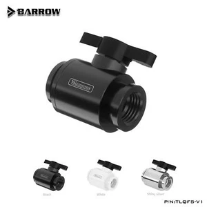 Barrow TLQFS-V1 MINI Double Female Thread Ball Valve Black Lever - Picture 1 of 4