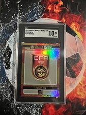 2023 Donruss FIFA Women's World Cup Team Badge #5 China SSP SGC 10 Gem 