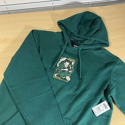Vans X One Piece Pullover Sudadera con Capucha Verde Zoro Eichiro Oda Precio de venta sugerido por el fabricante $70 - Talla Pequeña Foto 1 de 4
