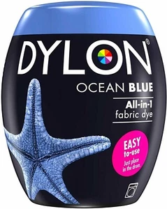 DYLON Textilfarbe Ozean Blau Farbe & Fixierer für 600g Stoff fabric Ocean blue - Bild 1 von 1