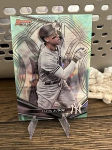 AARON JUDGE #/199 REFRACTOR 2022 Bowman's Best Baseball Green New York Yankees - Picture 1 of 2